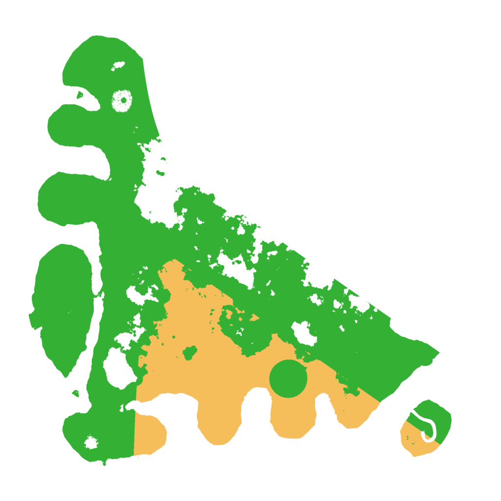 Biome Rust Map: Procedural Map, Size: 3500, Seed: 402912021