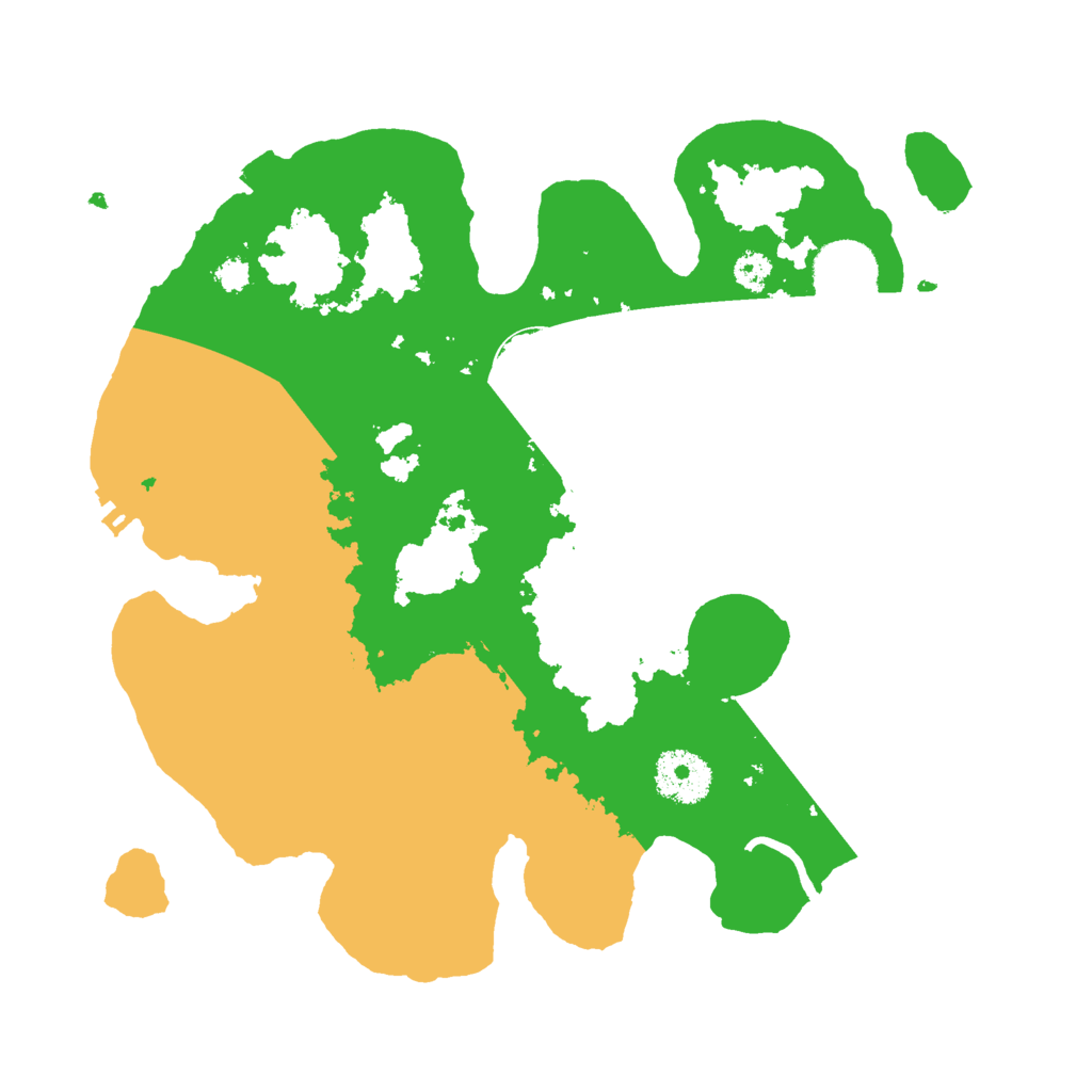 Biome Rust Map: Procedural Map, Size: 3000, Seed: 23498