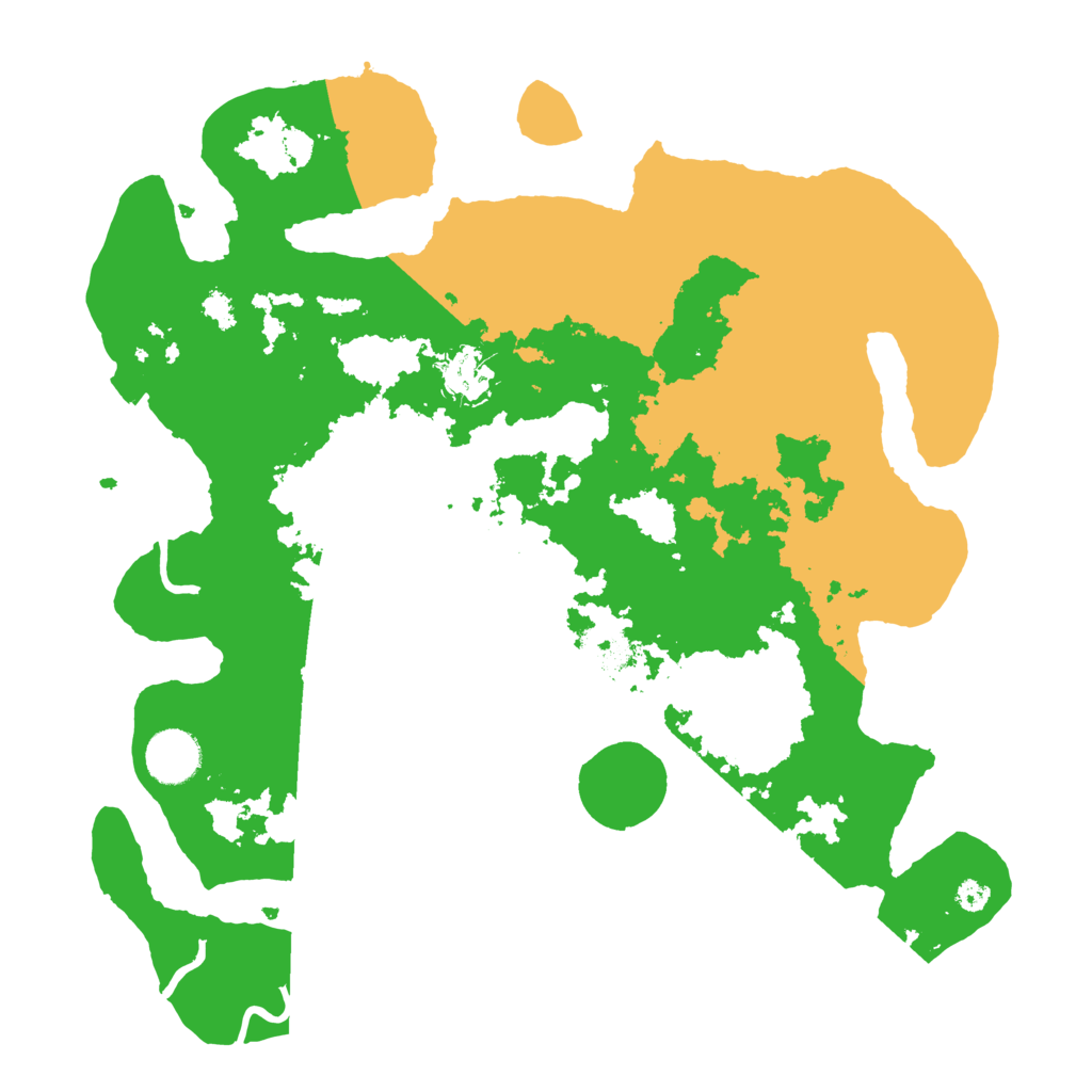 Biome Rust Map: Procedural Map, Size: 3500, Seed: 1877038311