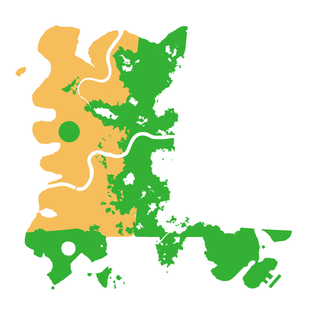 Biome Rust Map: Procedural Map, Size: 3950, Seed: 625832479