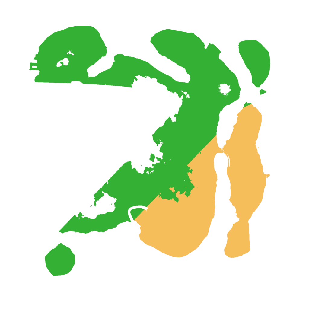 Biome Rust Map: Procedural Map, Size: 2500, Seed: 1571194196