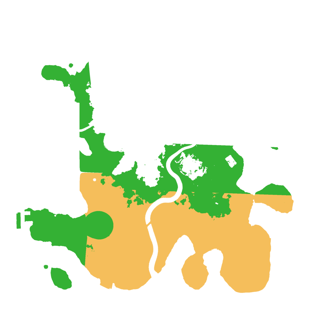 Biome Rust Map: Procedural Map, Size: 3000, Seed: 2109801206