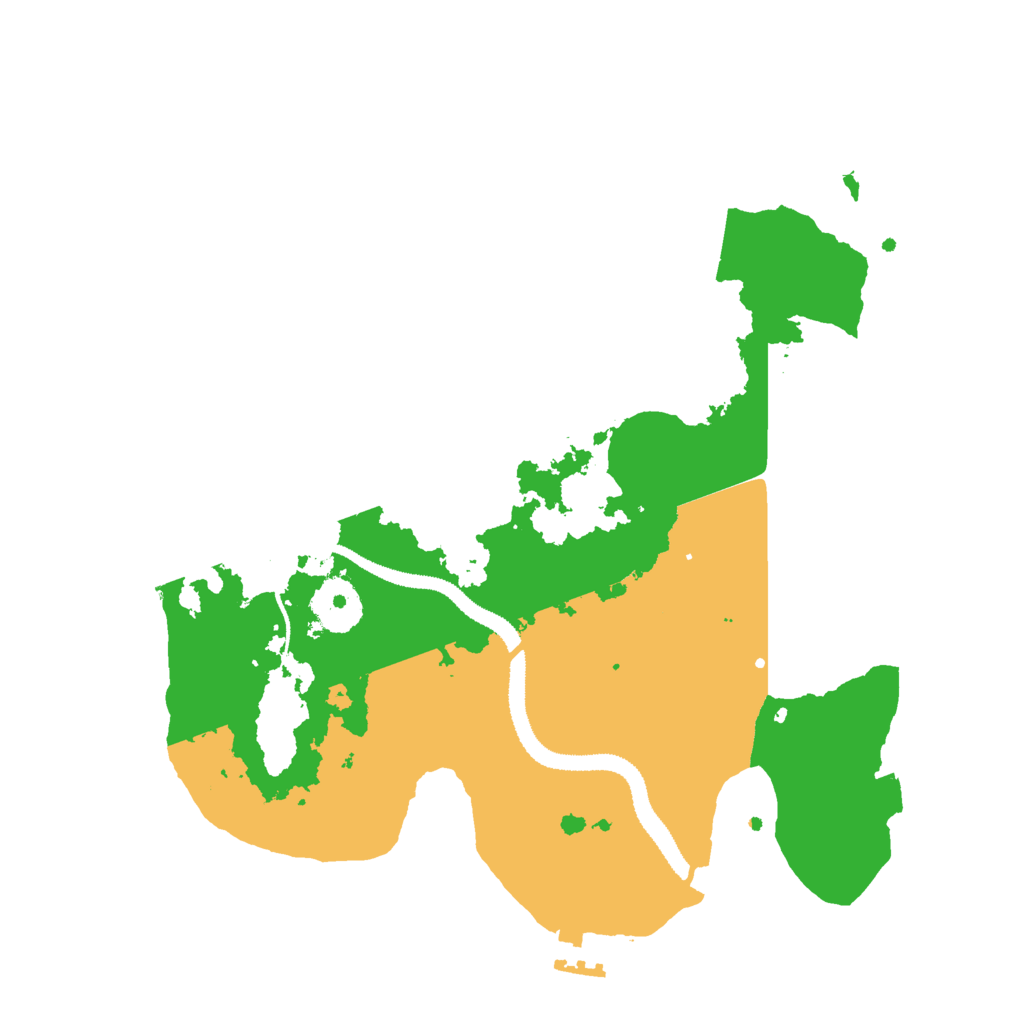 Biome Rust Map: Procedural Map, Size: 3000, Seed: 944983502