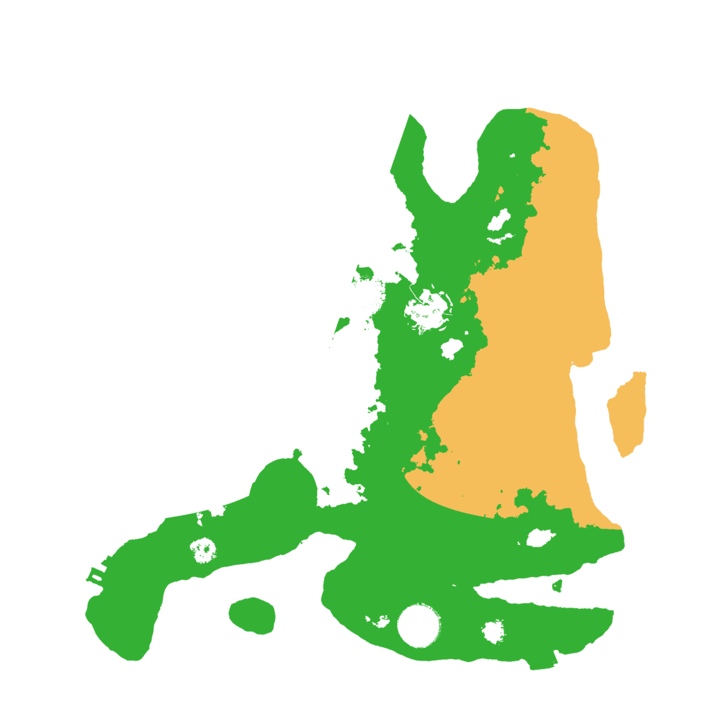 Biome Rust Map: Procedural Map, Size: 3000, Seed: 6412053