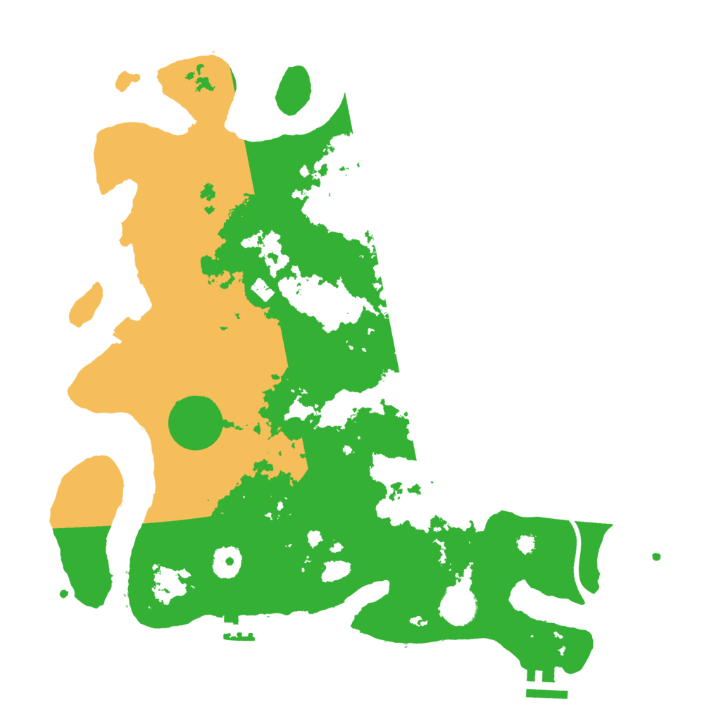 Biome Rust Map: Procedural Map, Size: 3500, Seed: 642102551