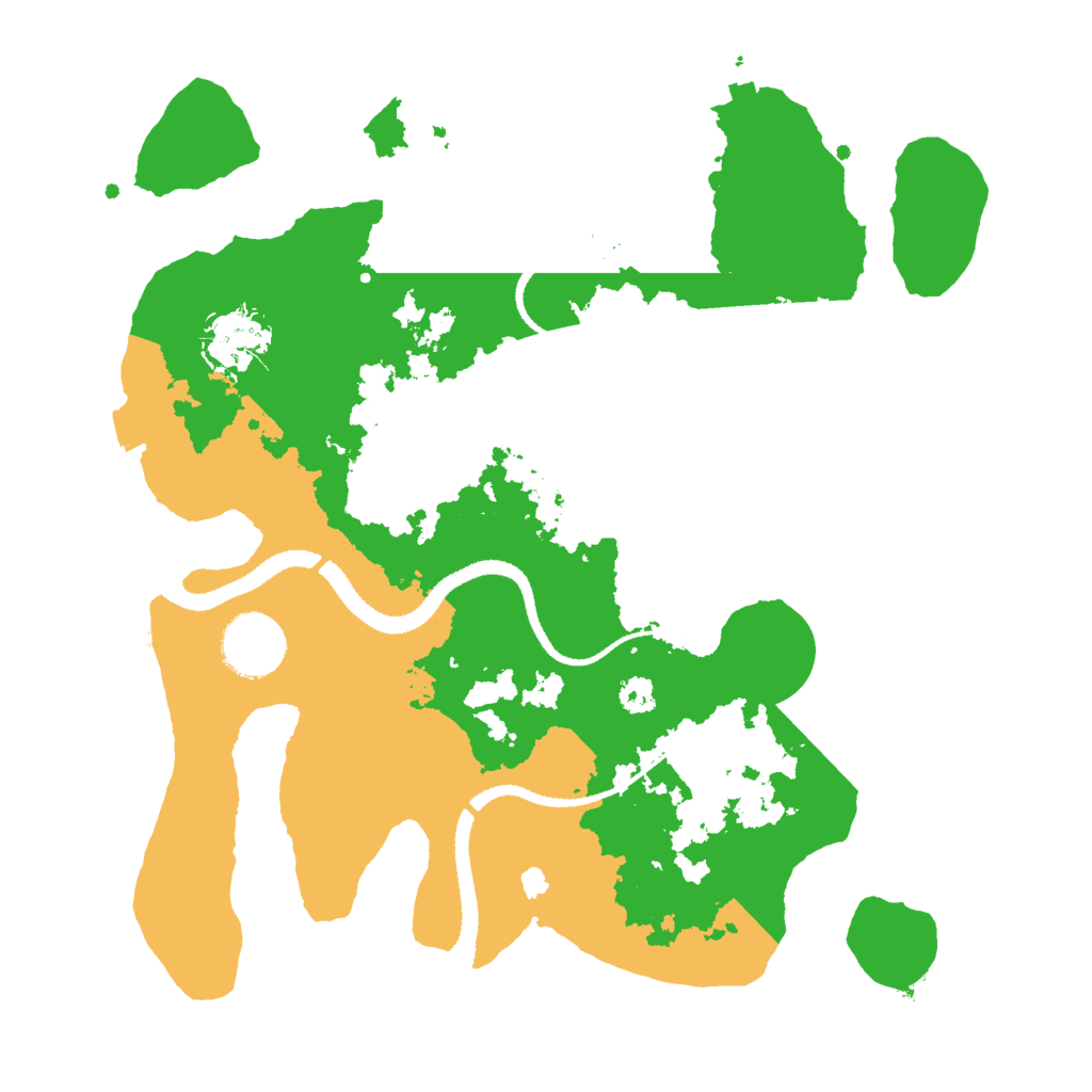 Biome Rust Map: Procedural Map, Size: 3000, Seed: 1086120260