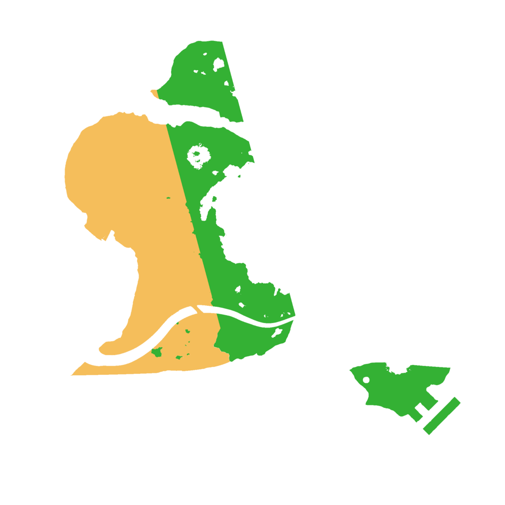 Biome Rust Map: Procedural Map, Size: 2260, Seed: 491234951