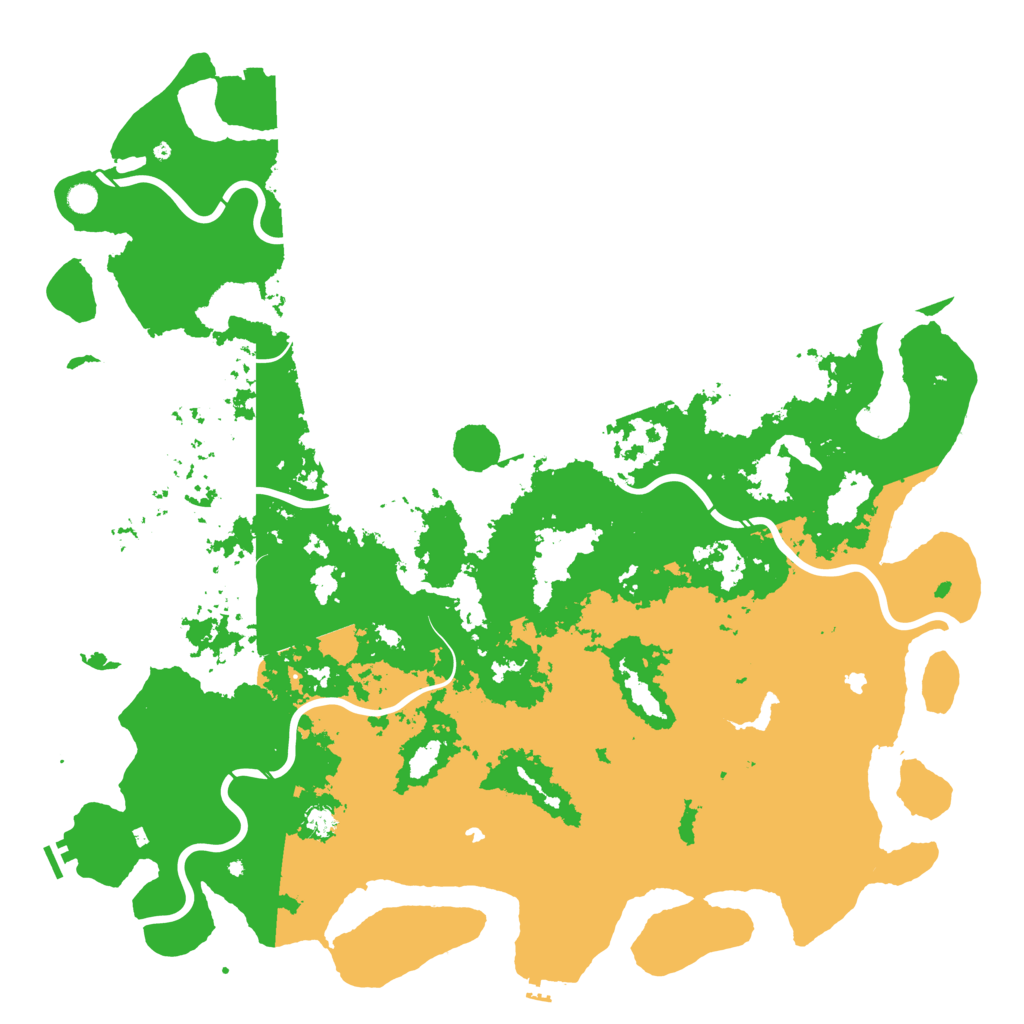 Biome Rust Map: Procedural Map, Size: 6000, Seed: 202417402