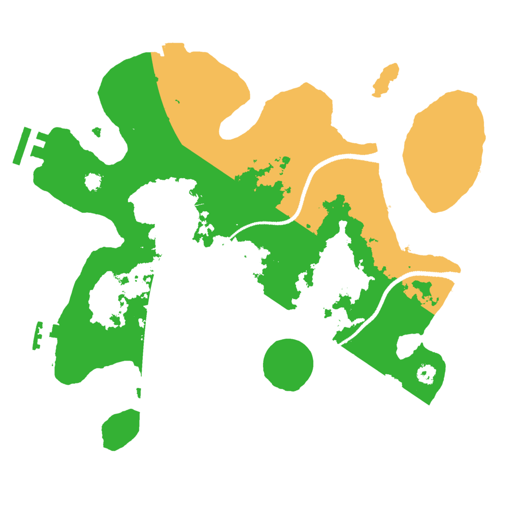 Biome Rust Map: Procedural Map, Size: 2750, Seed: 1357047897