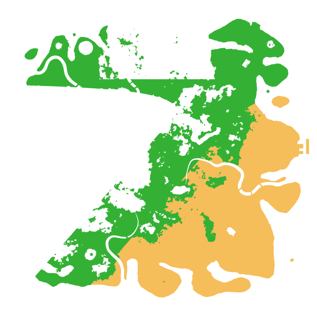 Biome Rust Map: Procedural Map, Size: 4250, Seed: 36513322