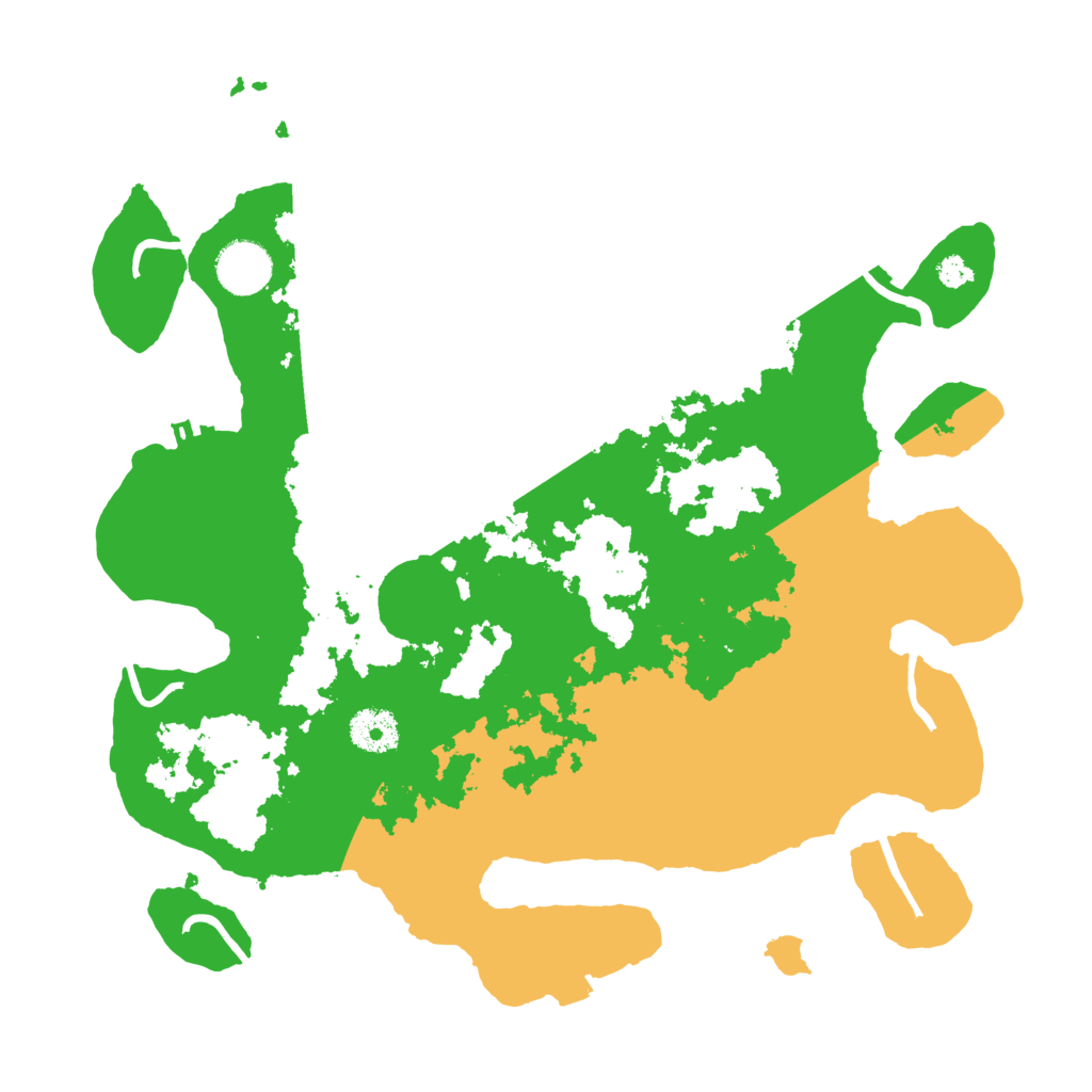 Biome Rust Map: Procedural Map, Size: 3500, Seed: 1578781337