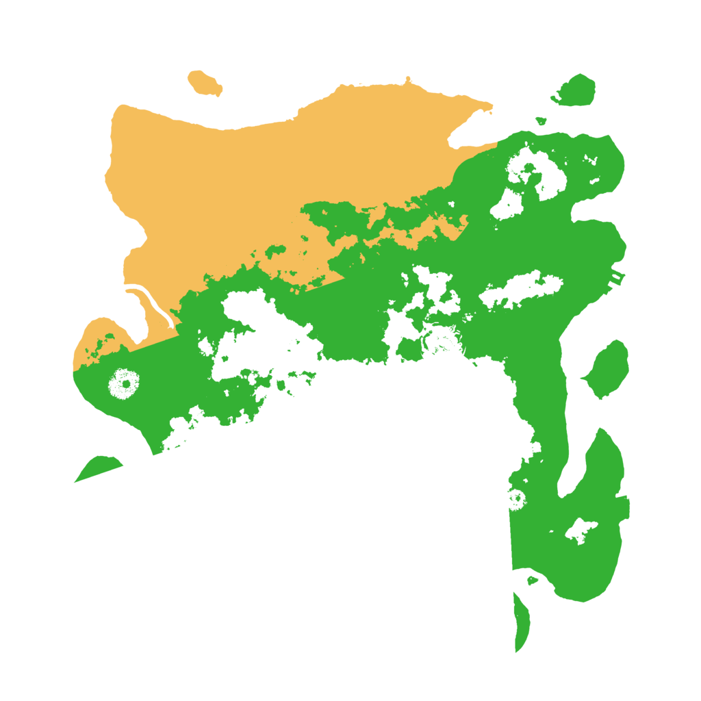 Biome Rust Map: Procedural Map, Size: 3500, Seed: 643678898