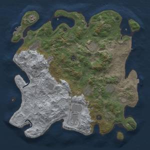 Thumbnail Rust Map: Procedural Map, Size: 4000, Seed: 1027226913, 18 Monuments