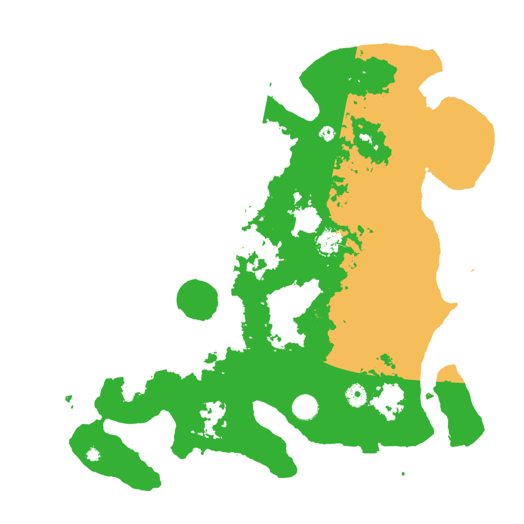 Biome Rust Map: Procedural Map, Size: 3600, Seed: 10201