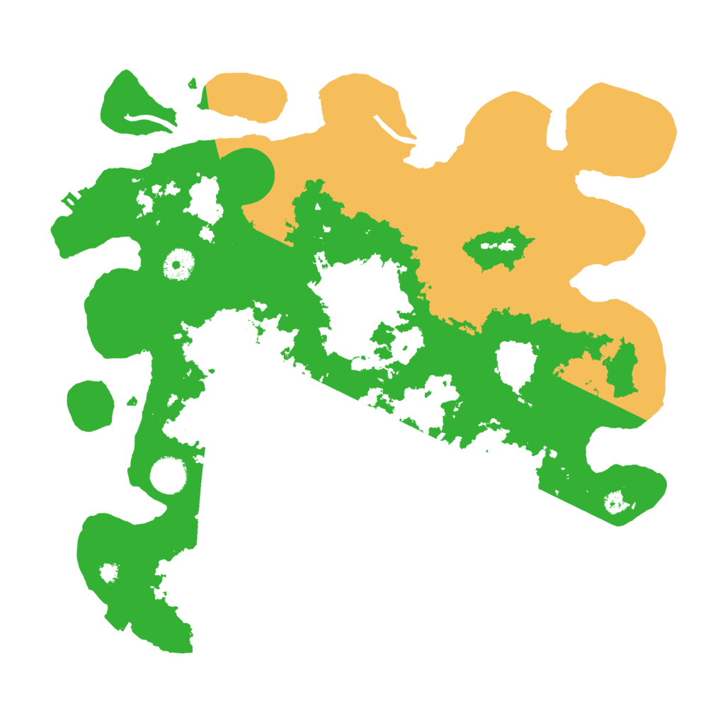 Biome Rust Map: Procedural Map, Size: 3500, Seed: 947624529