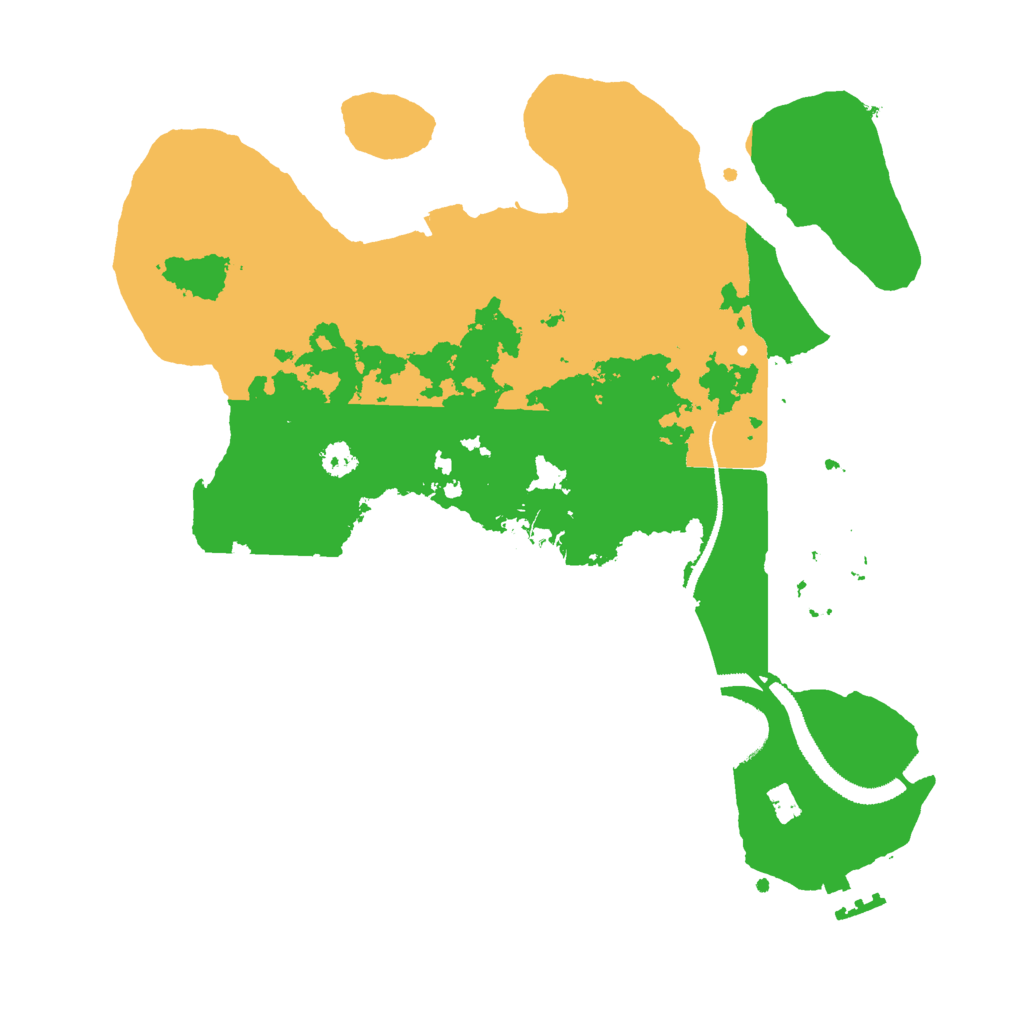 Biome Rust Map: Procedural Map, Size: 3000, Seed: 54657576