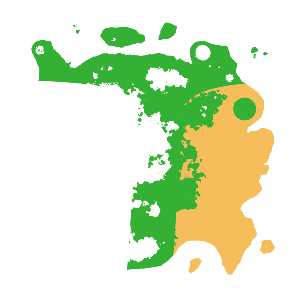 Biome Rust Map: Procedural Map, Size: 3500, Seed: 1329550526