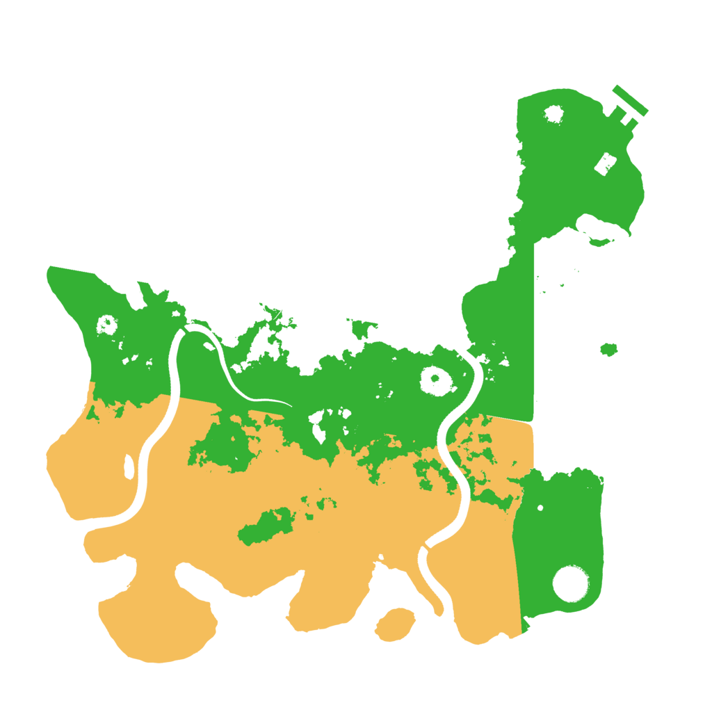 Biome Rust Map: Procedural Map, Size: 3500, Seed: 1890162228