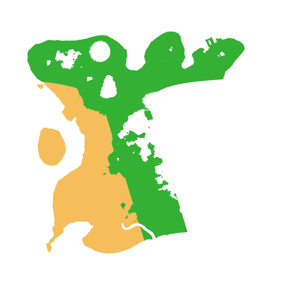 Biome Rust Map: Procedural Map, Size: 2500, Seed: 149274598