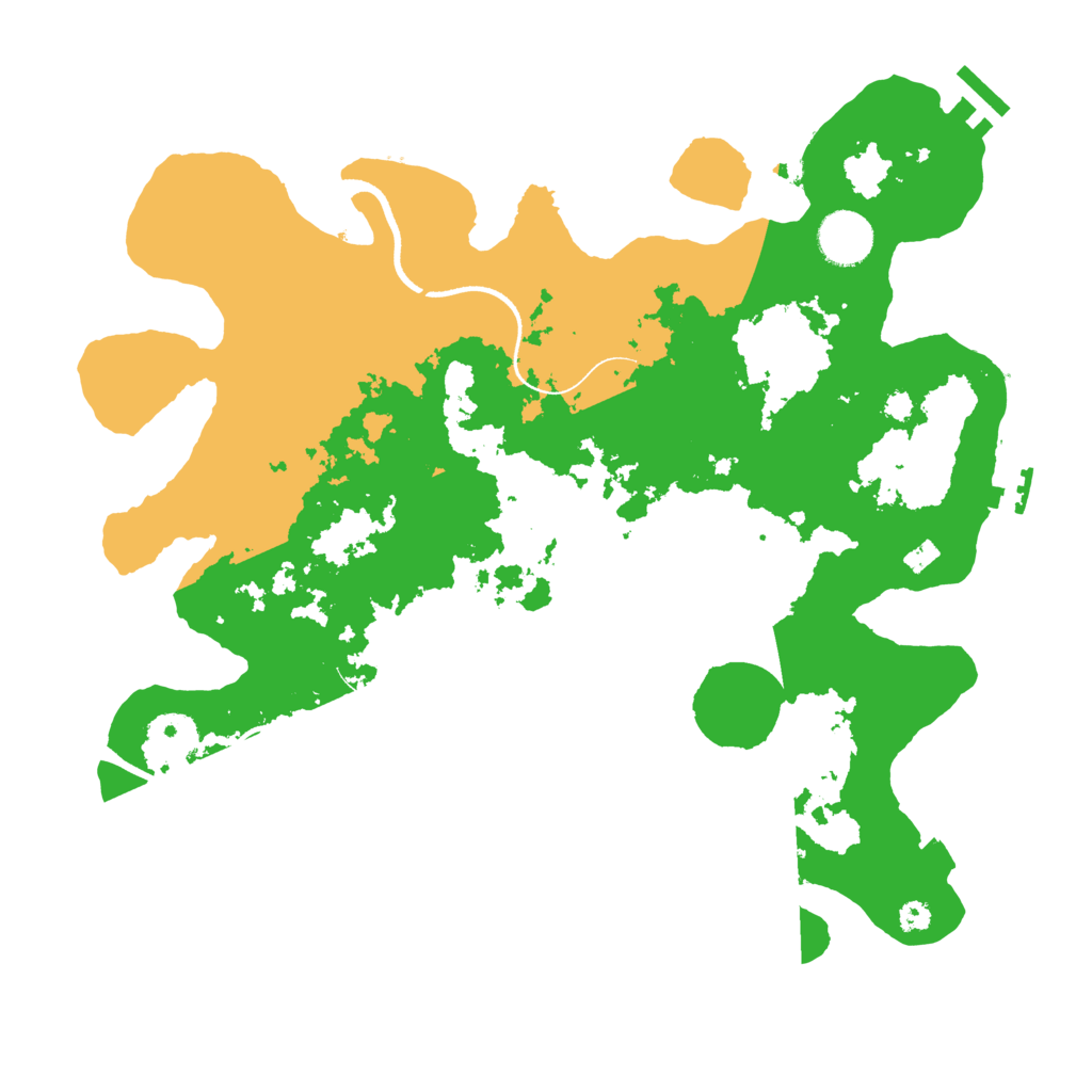 Biome Rust Map: Procedural Map, Size: 3500, Seed: 130178024