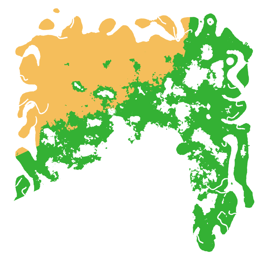 Biome Rust Map: Procedural Map, Size: 6000, Seed: 238029872