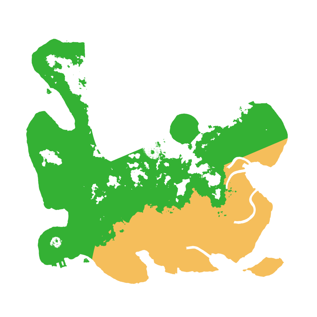 Biome Rust Map: Procedural Map, Size: 3000, Seed: 31316