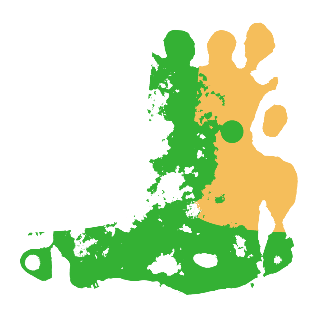 Biome Rust Map: Procedural Map, Size: 3700, Seed: 1186159192