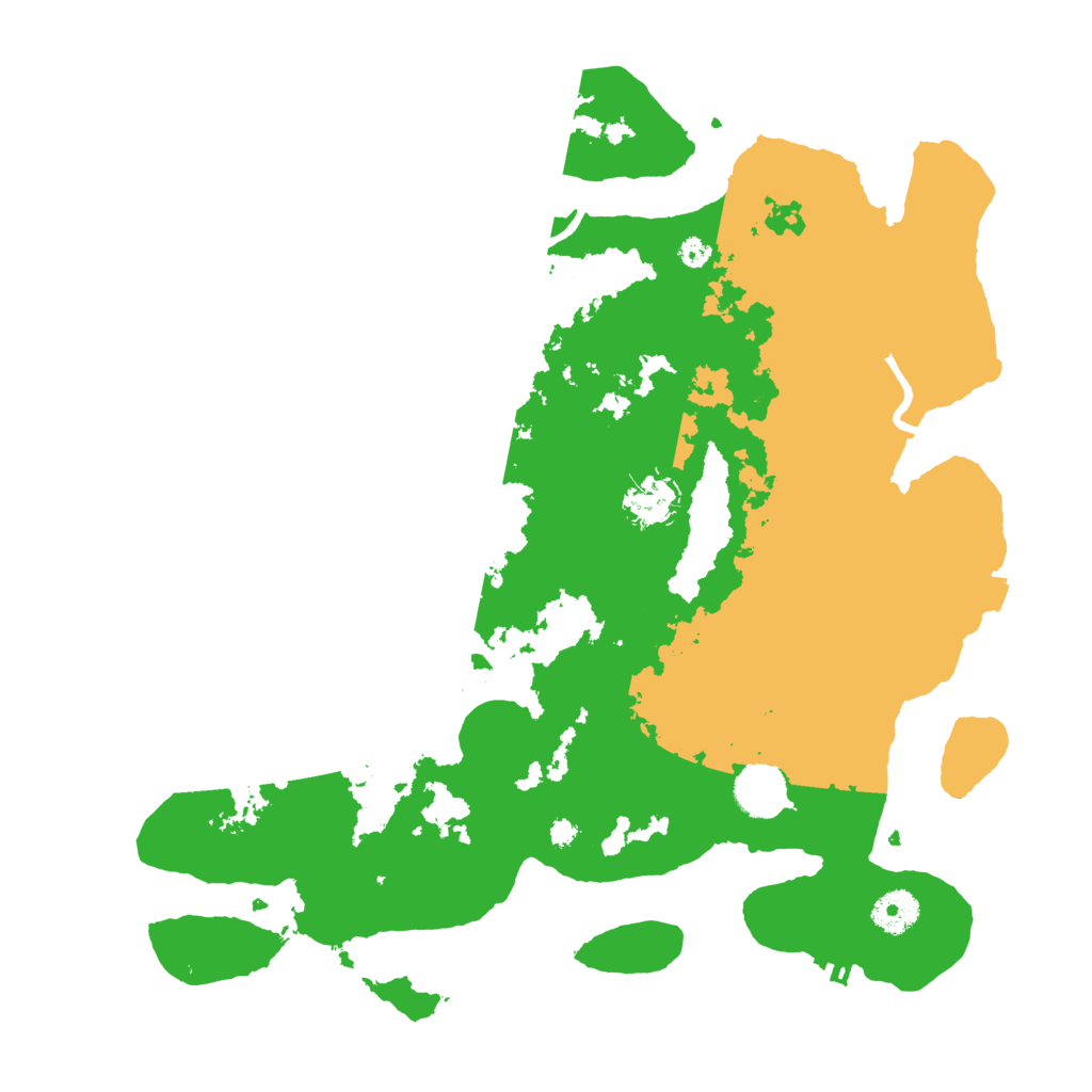 Biome Rust Map: Procedural Map, Size: 3700, Seed: 1384785007