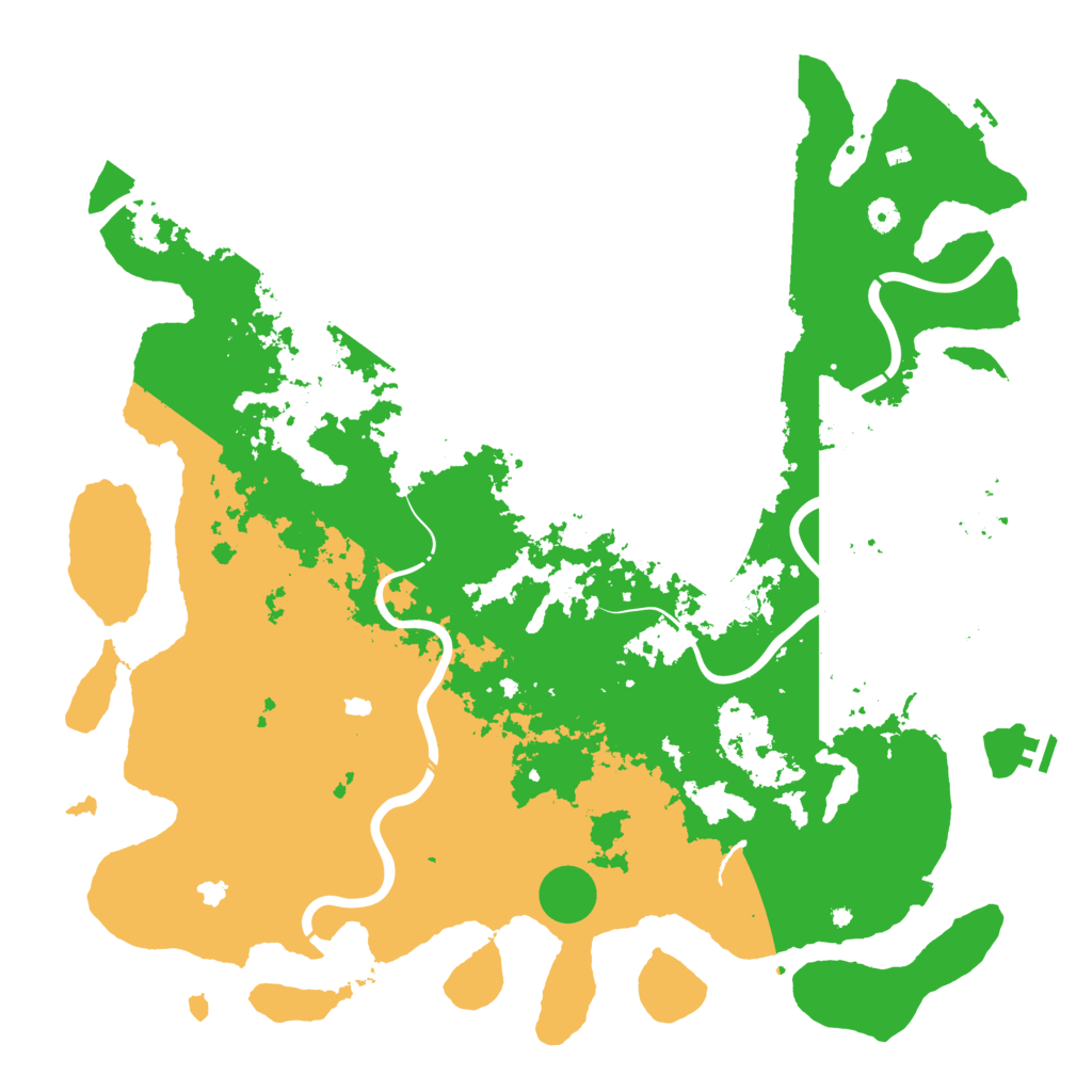 Biome Rust Map: Procedural Map, Size: 5000, Seed: 1915775770