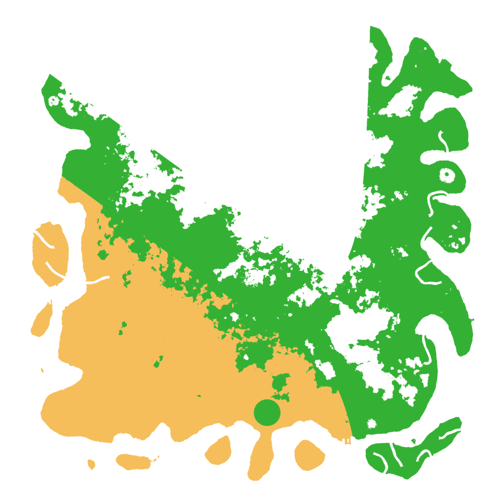 Biome Rust Map: Procedural Map, Size: 5000, Seed: 1915775770