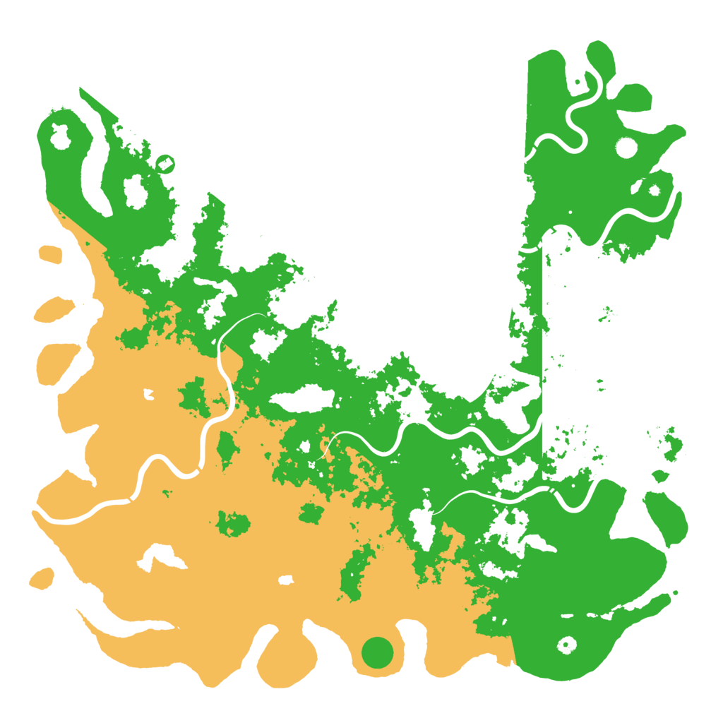 Biome Rust Map: Procedural Map, Size: 6000, Seed: 1641