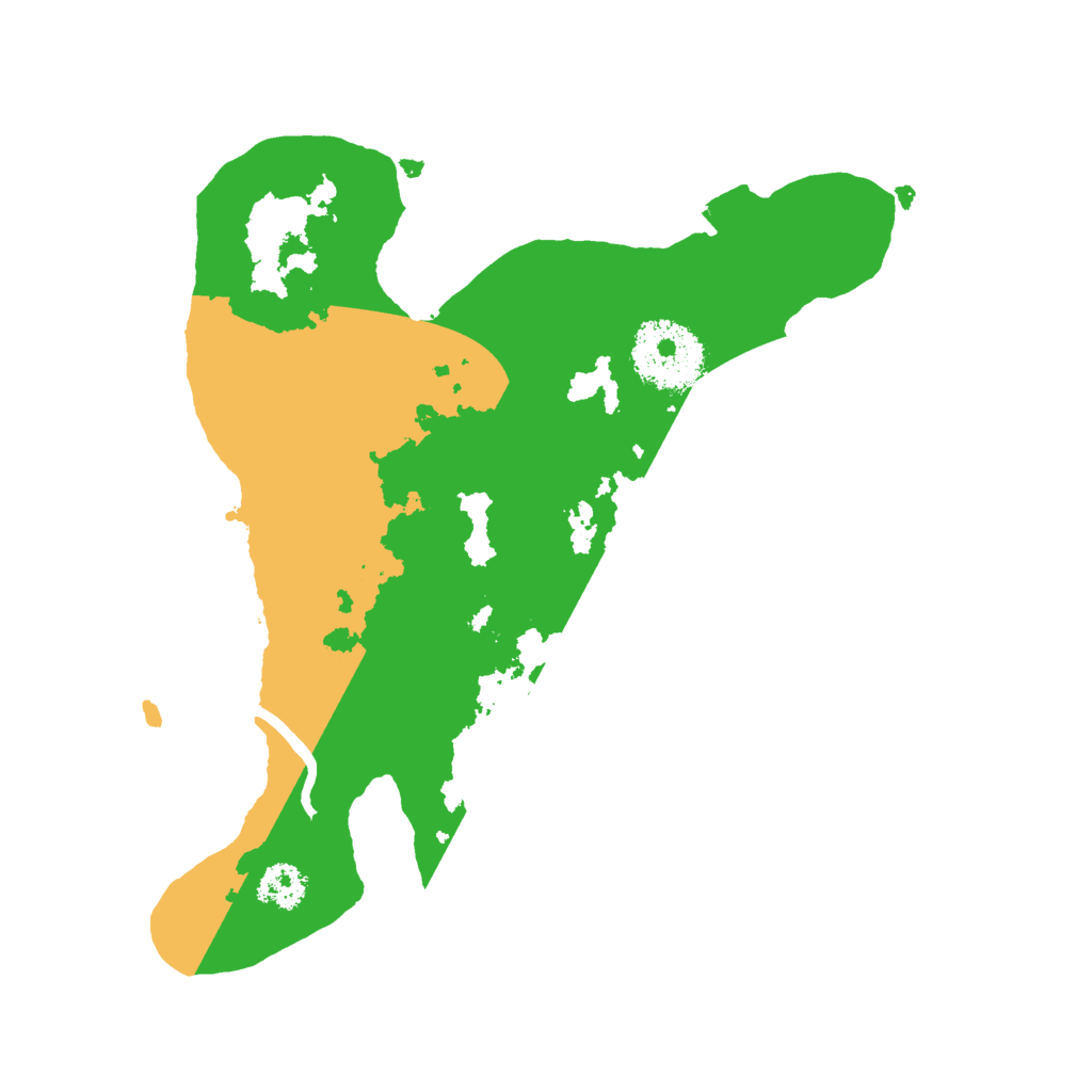 Biome Rust Map: Procedural Map, Size: 2400, Seed: 469256667