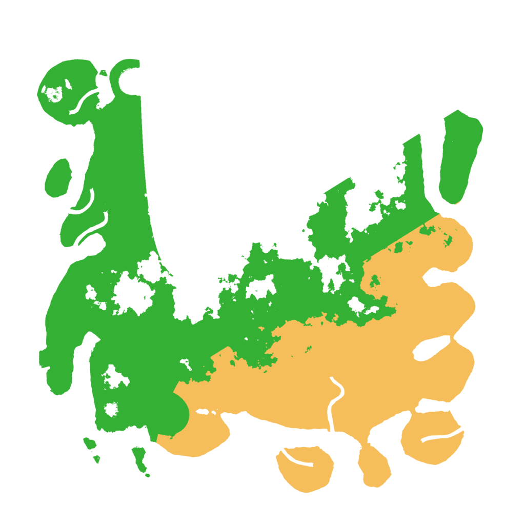 Biome Rust Map: Procedural Map, Size: 3500, Seed: 1757912194