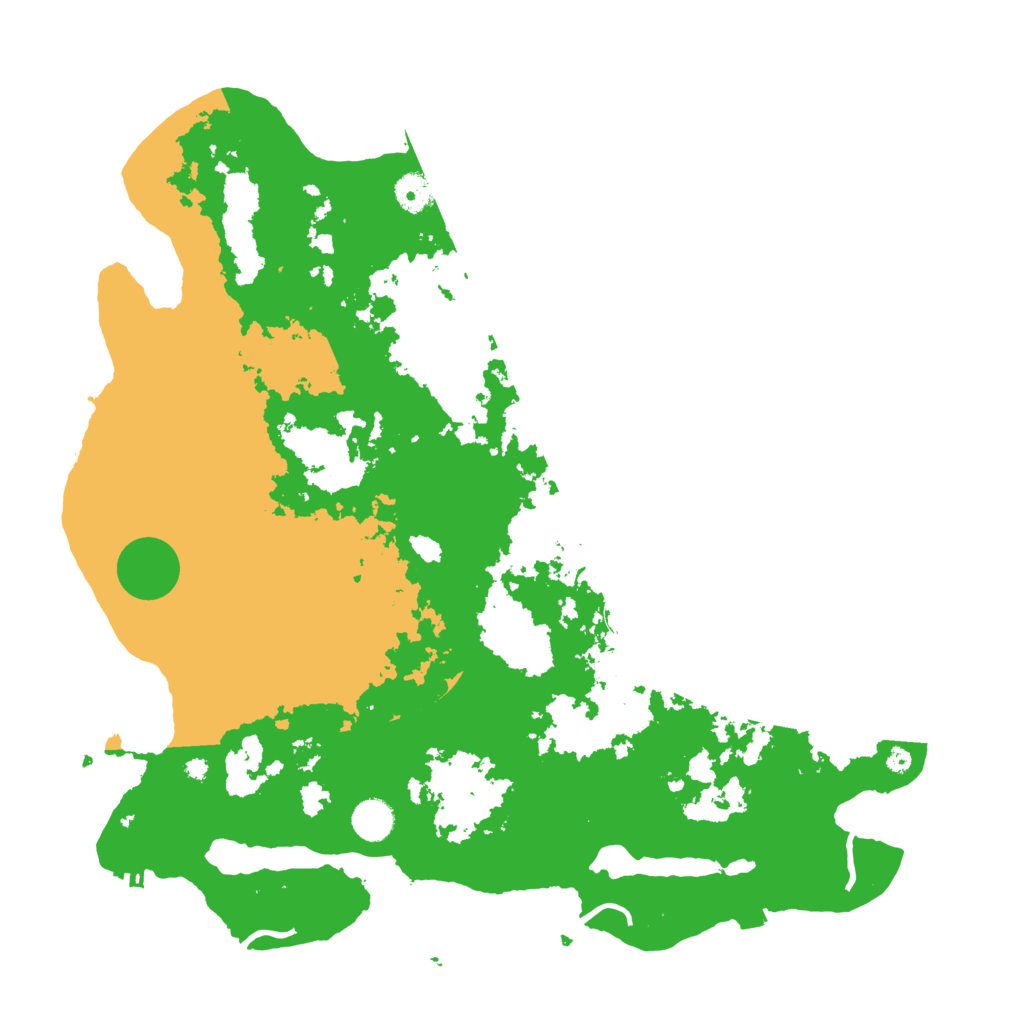 Biome Rust Map: Procedural Map, Size: 4300, Seed: 987062487
