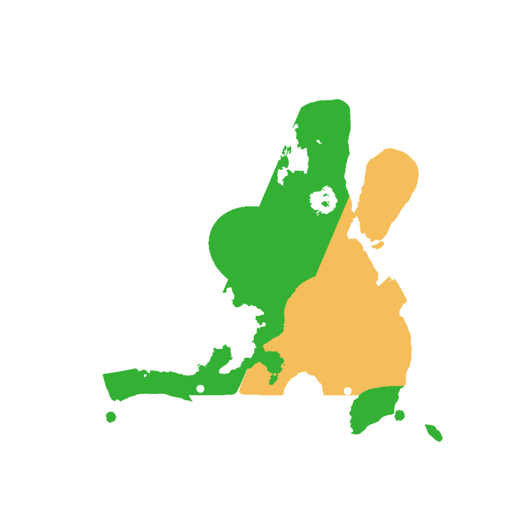 Biome Rust Map: Procedural Map, Size: 2000, Seed: 4548