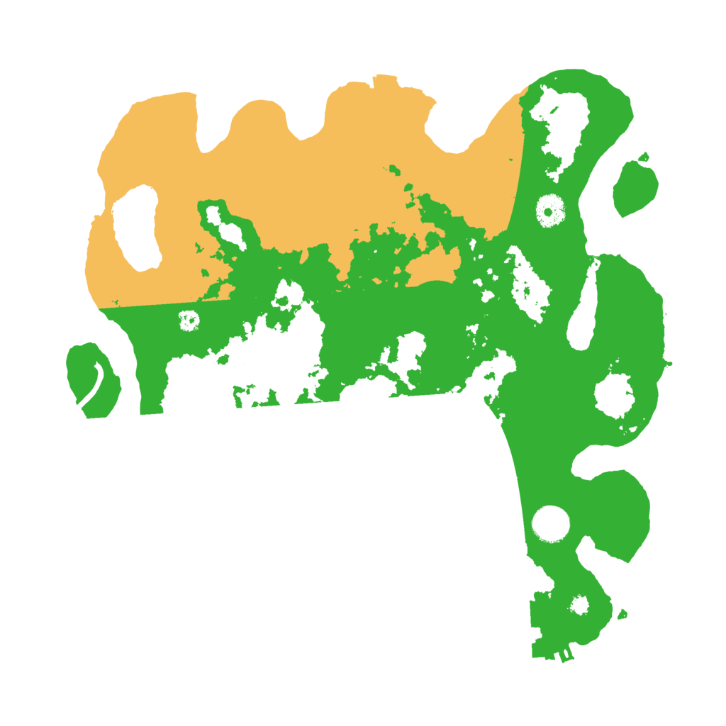 Biome Rust Map: Procedural Map, Size: 3500, Seed: 2082170229