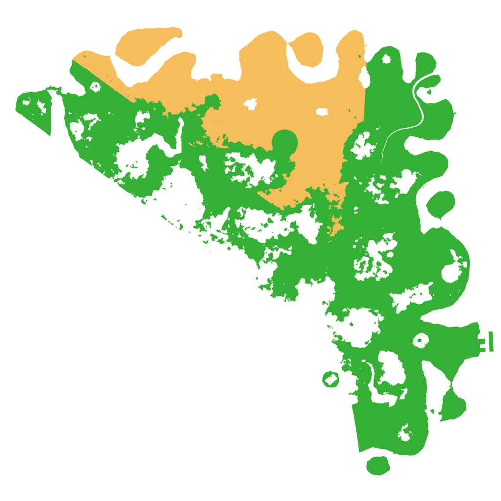 Biome Rust Map: Procedural Map, Size: 5000, Seed: 1063812570