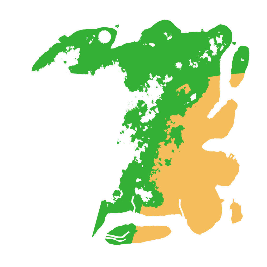 Biome Rust Map: Procedural Map, Size: 3700, Seed: 1825234168