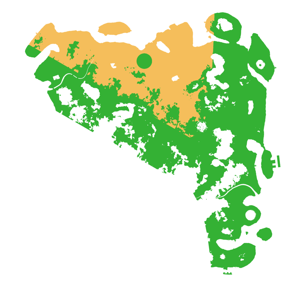 Biome Rust Map: Procedural Map, Size: 5000, Seed: 1283448989