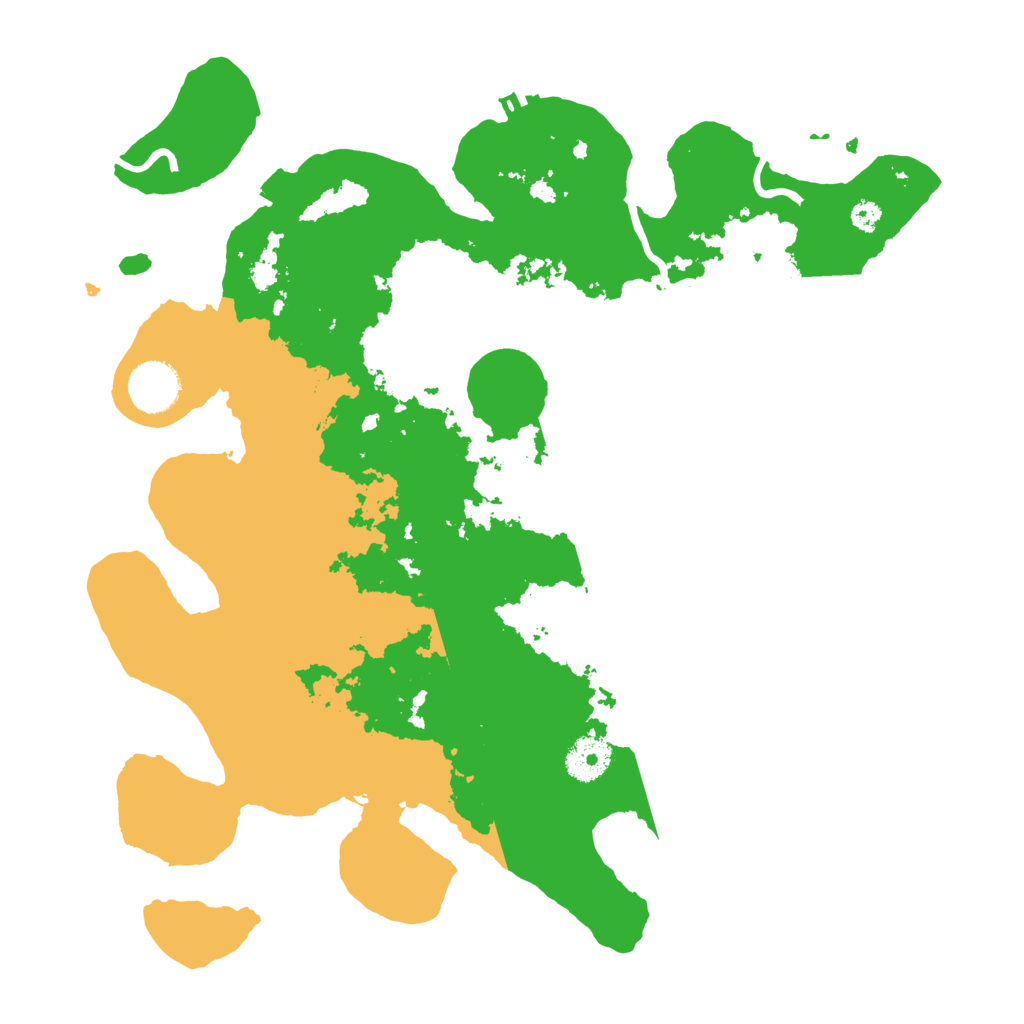 Biome Rust Map: Procedural Map, Size: 3500, Seed: 23456456