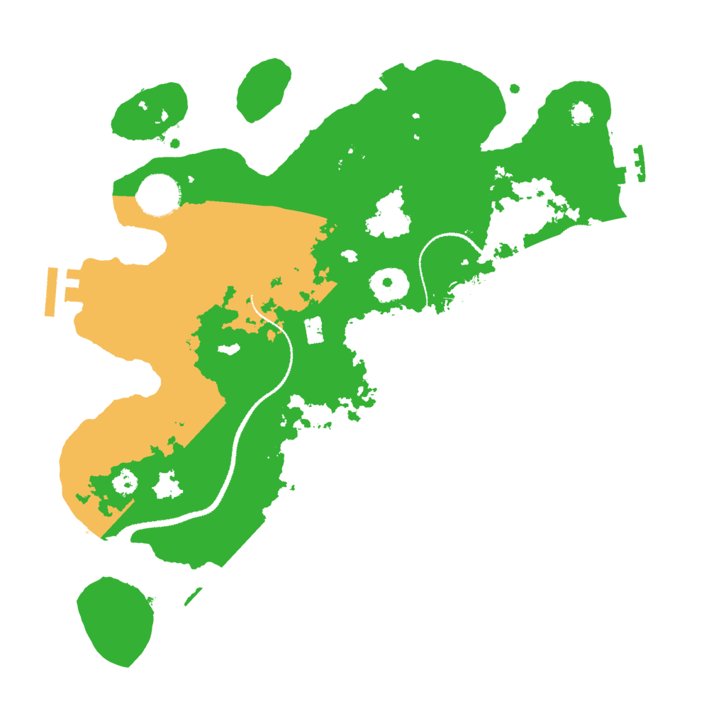 Biome Rust Map: Procedural Map, Size: 3000, Seed: 19731182
