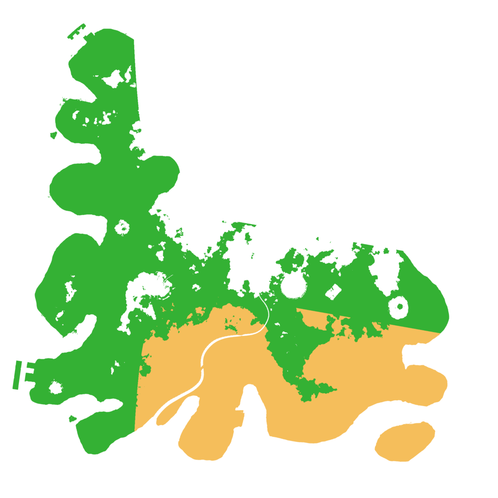 Biome Rust Map: Procedural Map, Size: 3500, Seed: 2002818407