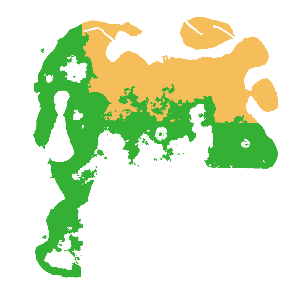 Biome Rust Map: Procedural Map, Size: 3500, Seed: 1219418186