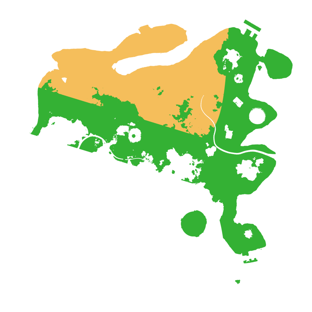 Biome Rust Map: Procedural Map, Size: 3400, Seed: 97272242