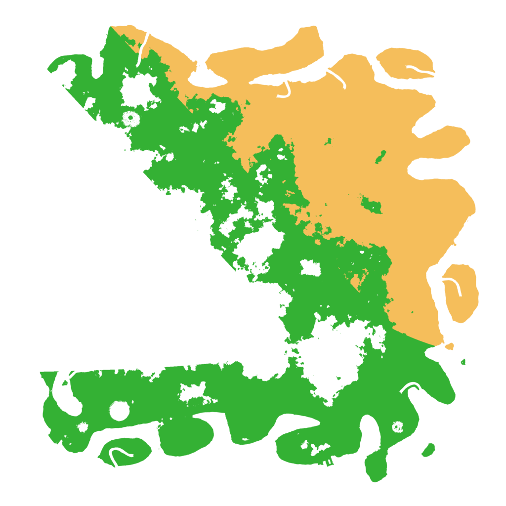 Biome Rust Map: Procedural Map, Size: 4500, Seed: 711994905