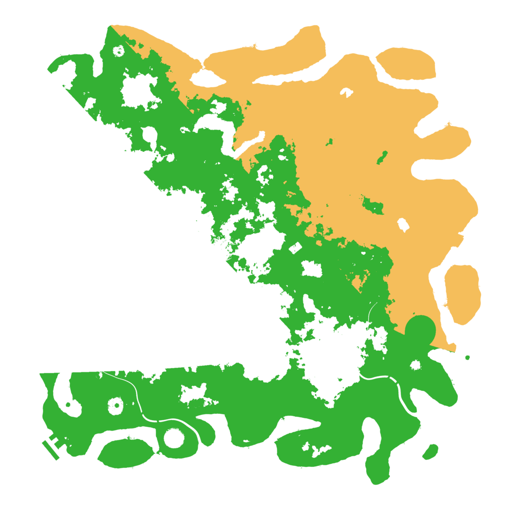Biome Rust Map: Procedural Map, Size: 4500, Seed: 711994905