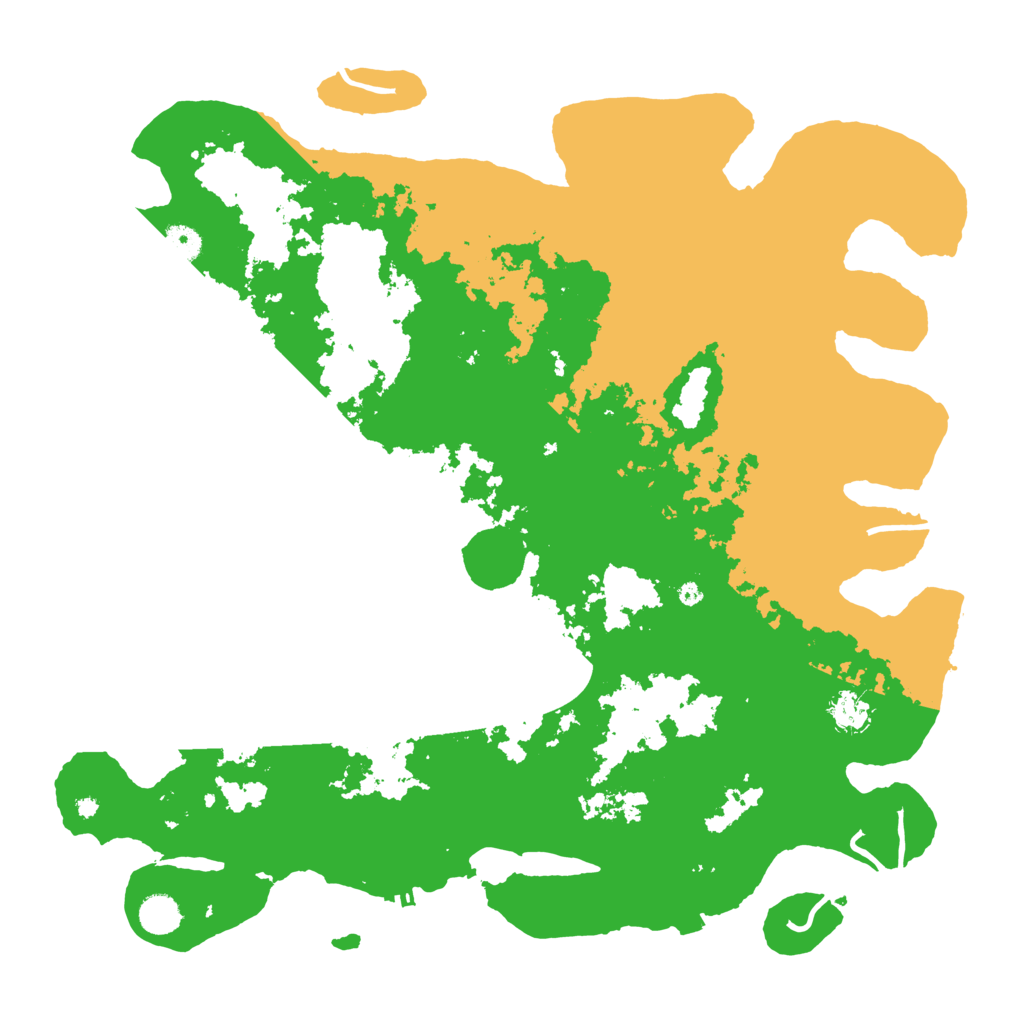 Biome Rust Map: Procedural Map, Size: 4500, Seed: 168278136