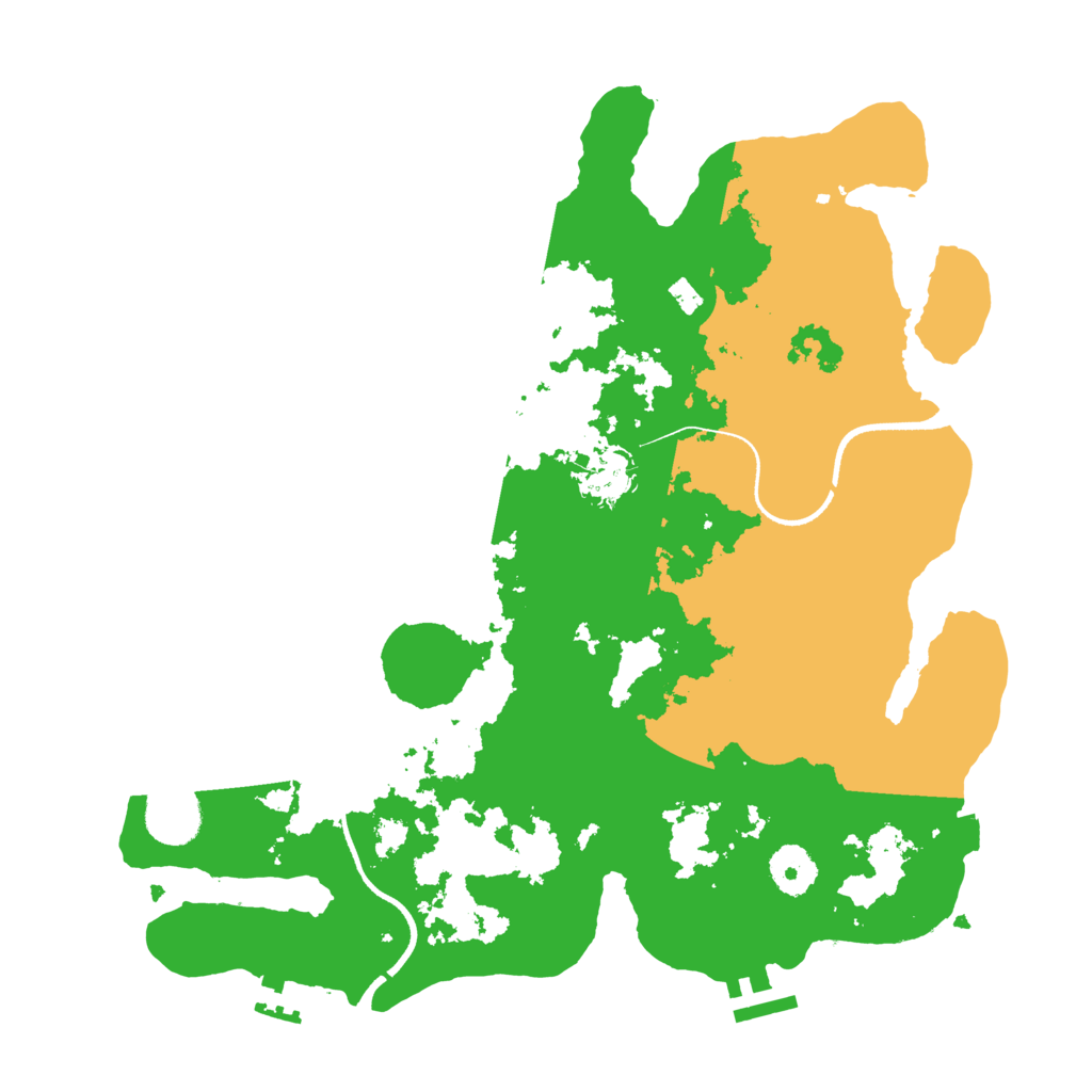 Biome Rust Map: Procedural Map, Size: 3450, Seed: 75619447