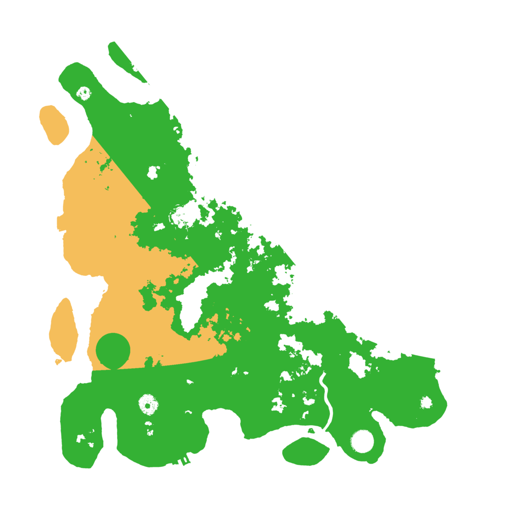 Biome Rust Map: Procedural Map, Size: 3900, Seed: 20381225