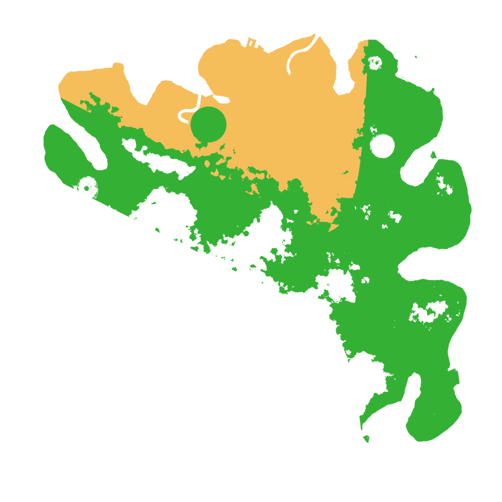 Biome Rust Map: Procedural Map, Size: 3700, Seed: 78657509
